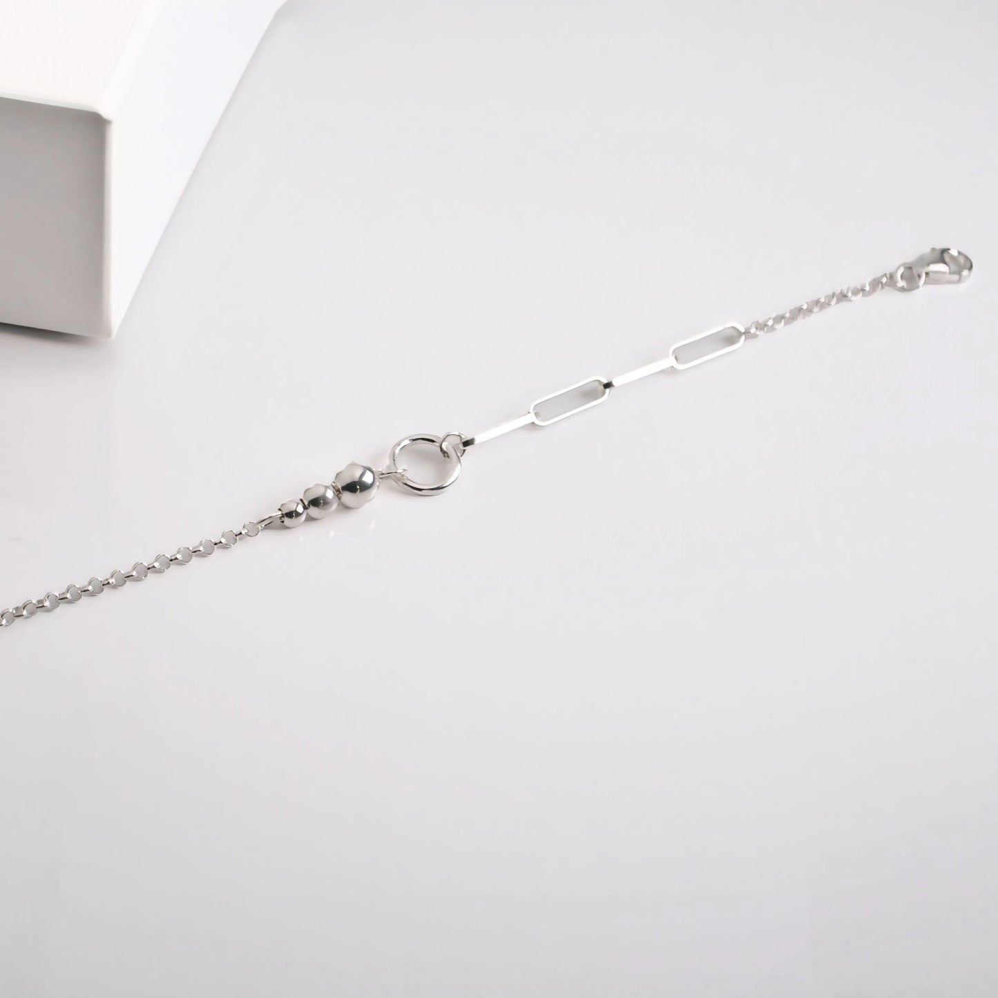 Elegant Angela Bracelet by Luisana Jewelry with a sleek chain design and adjustable closure