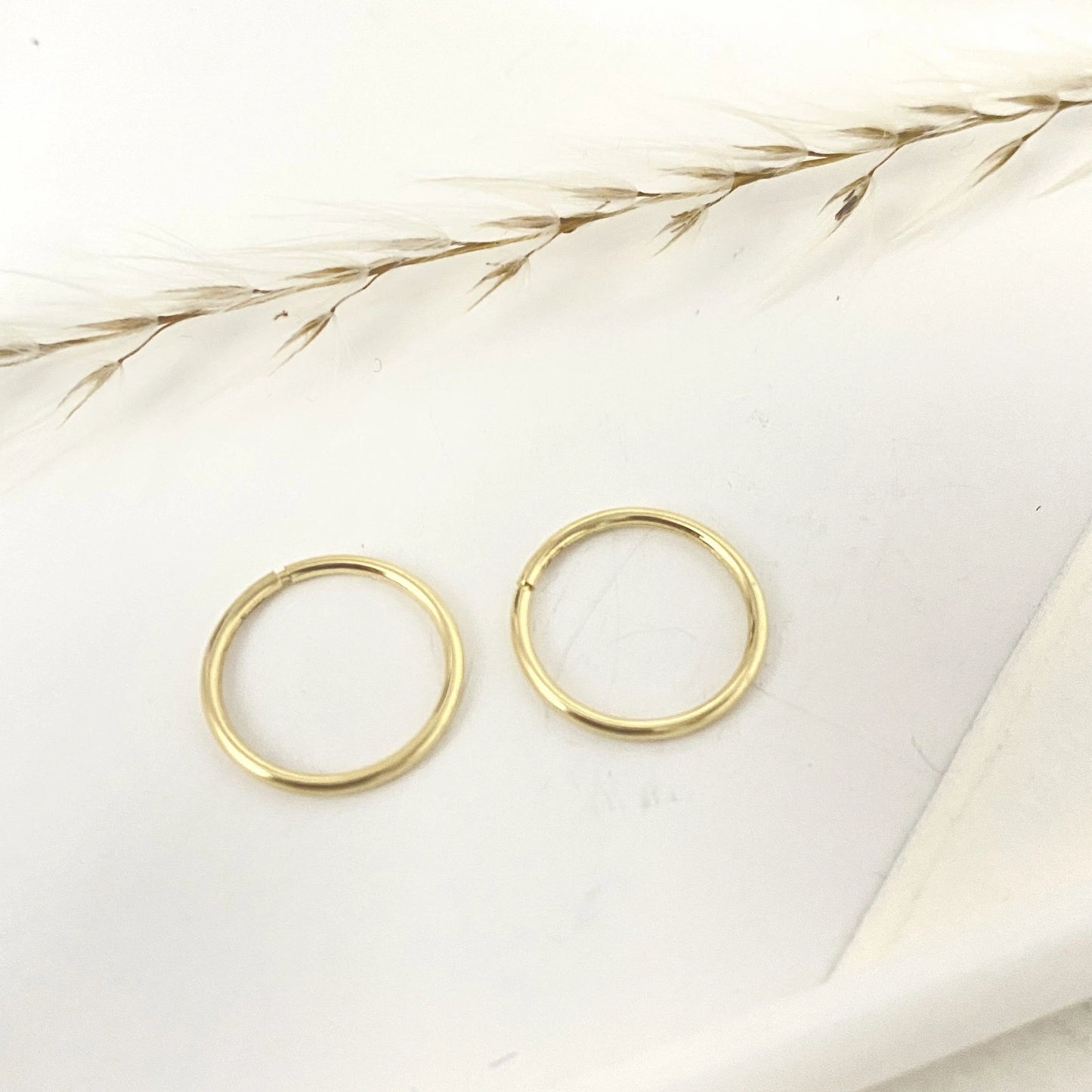 Luisana Jewelry Clara Hoops in gold, simple and elegant design for everyday wear