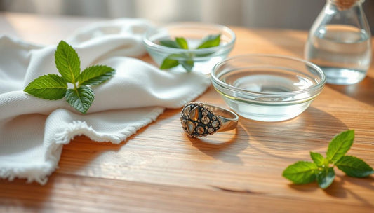 Cleaning Silver Rings with Natural Stones: Special Care Instructions