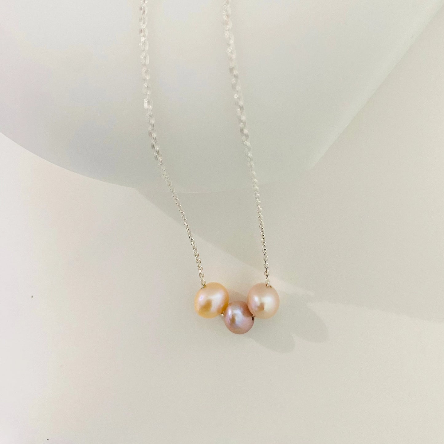 Trio Pearl Necklace | Luisana Jewelry