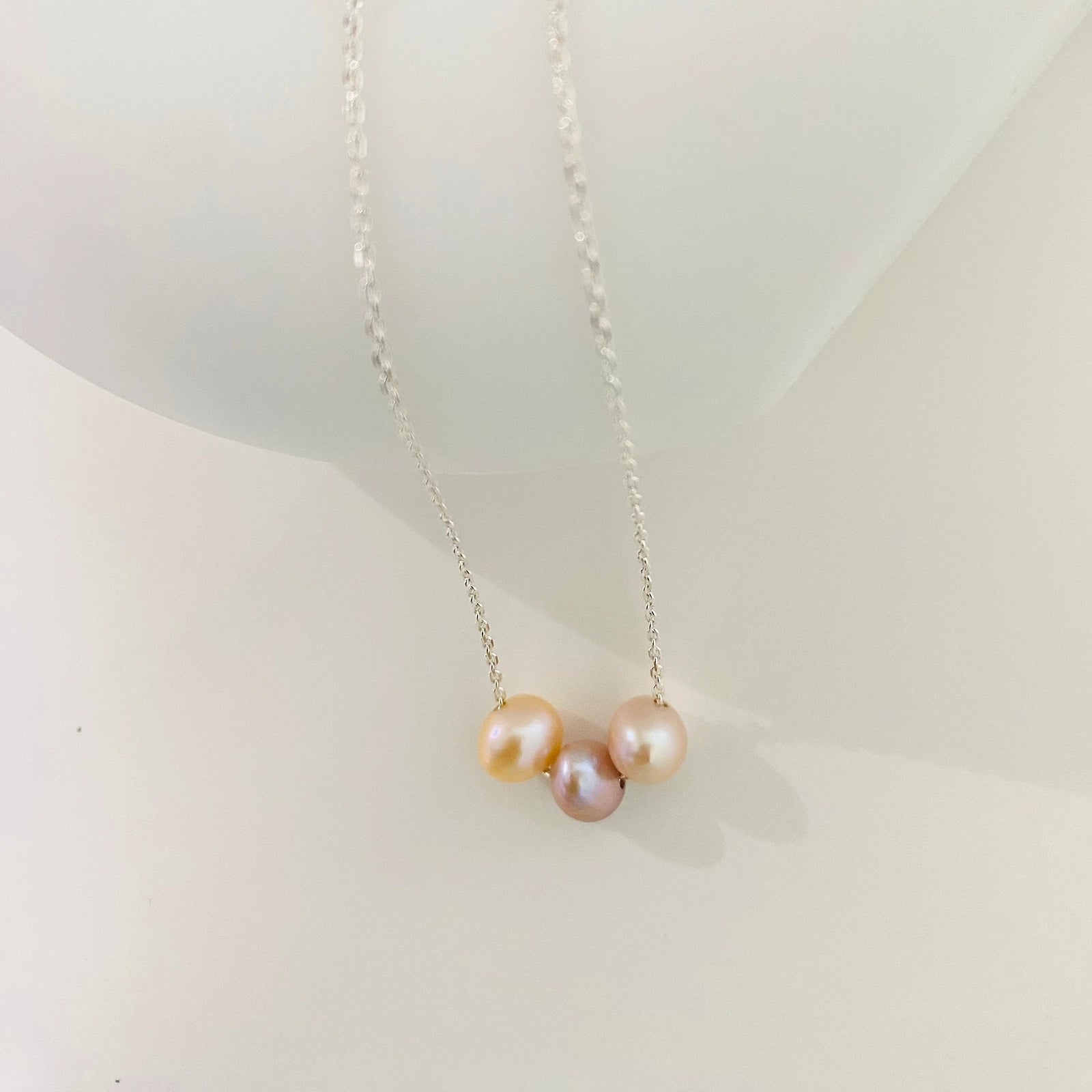 Trio Pearl Necklace | Luisana Jewelry