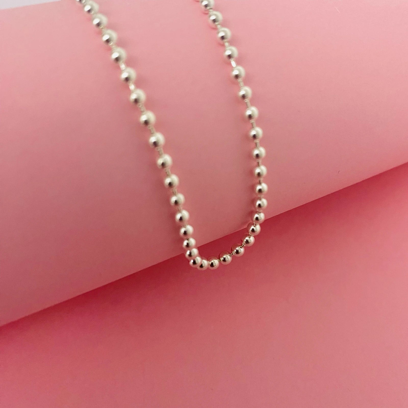 Luisana Jewelry silver bead bracelet featuring a simple and elegant design