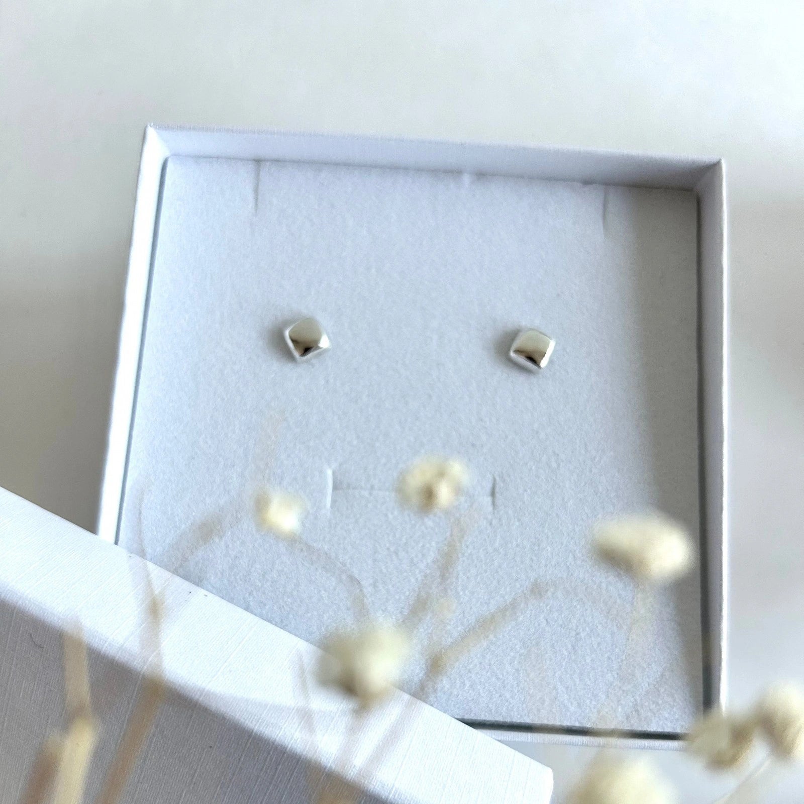 Luisana Jewelry Candy Studs in a gift box with a soft interior for elegant presentation