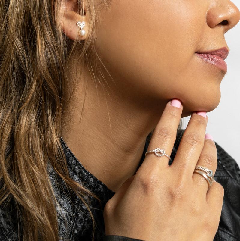 Stylish Lucy Studs earrings by Luisana Jewelry, featuring a chic design suitable for any occasion