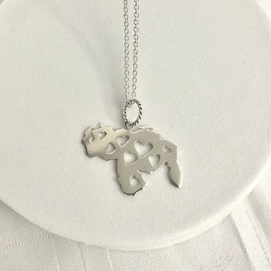 Venezuela Necklace Hearts