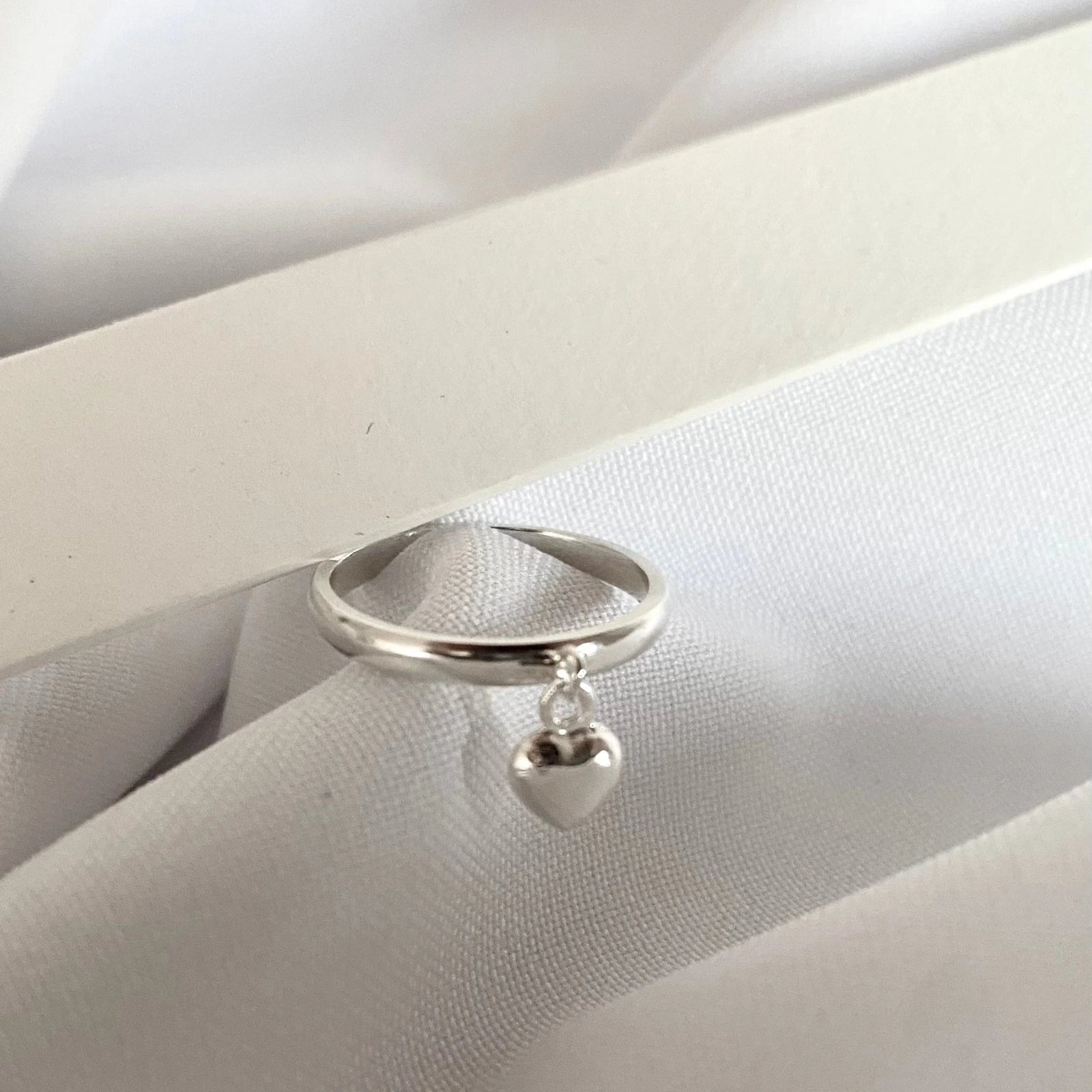 Luisana Jewelry True Love Ring in Silver Featuring a Heart Charm for Romantic Occasions