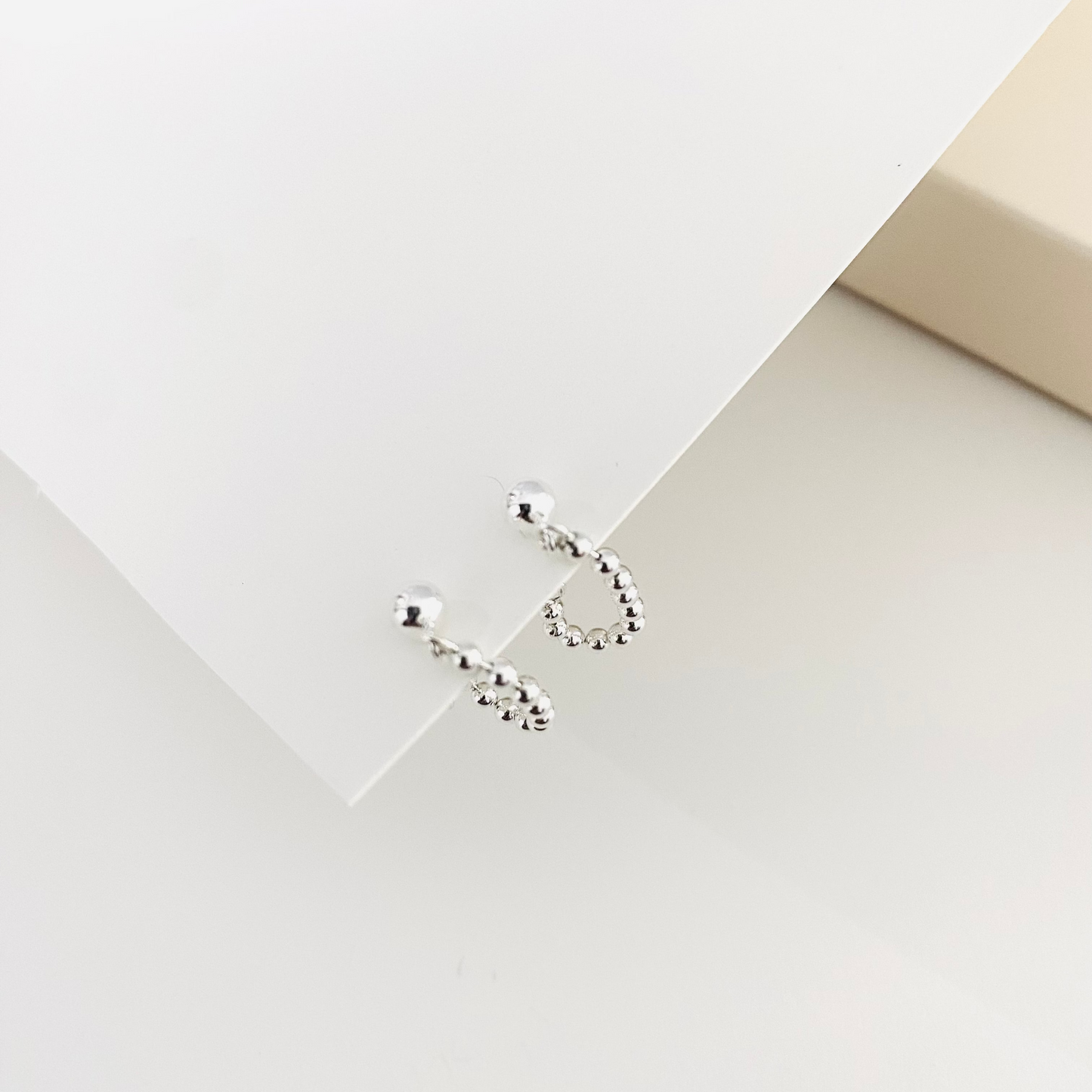 Luisana Jewelry Monique earrings in silver with a unique twisted design for elegant style